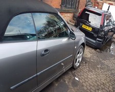 SAAB 9-3 CAB CONVERTIBLE 2003-2007 RH O/S BARE BASIC DOOR IN GREY 279