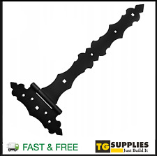 Heavy Duty Black Ornamental Decorative Gate Hinges Door Hinge Shed Hinge Single