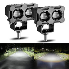Motorcycle Driving Lights 2x - LED Spot Fog Lamp Hi/Lo for 12V/24V Systems