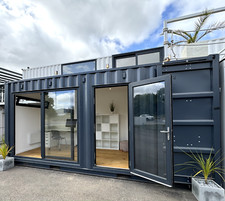 20x8ft CUSTOM SHIPPING CONTAINER CONVERSION | Portable Building | Garden Office