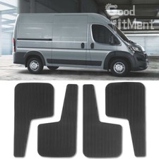 Rubber Black Set of 4 Mud Flaps Splash Guards Mudflaps For Peugeot Boxer Expert