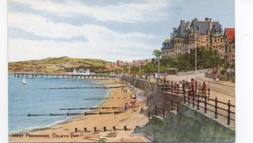 Old postcard colwyn - old, west