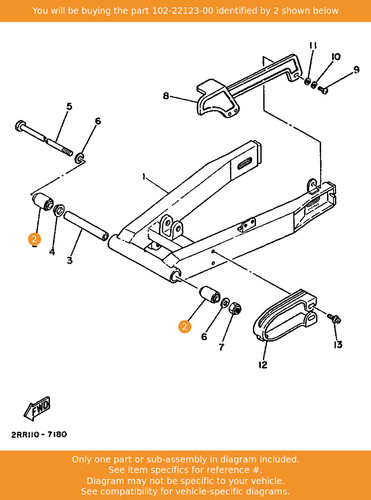 Yamaha bush 102 22123 00 - yamaha, 102-22123-00