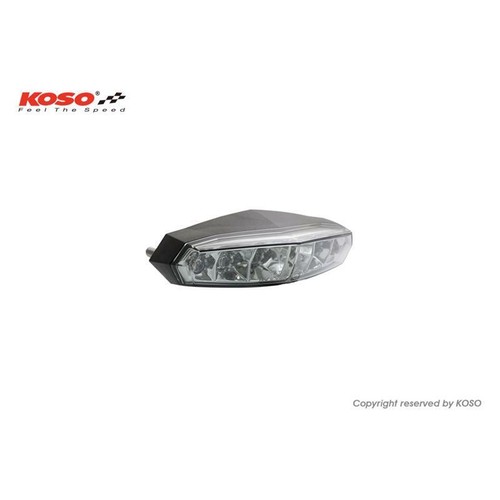 Mini led taillight with plate - with,