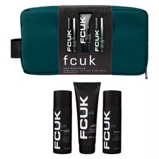 FCUK The Washbag Christmas Gift Set Urban Spray and Body wash & Anti-perspirant