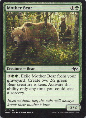 Mother bear 171 modern - bear, c