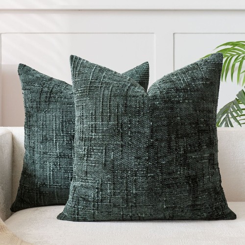 Chenille coarse yarn cushion - chenille,