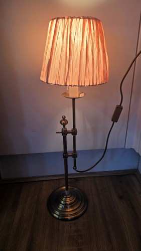 Vintage brass table lamp - brass,
