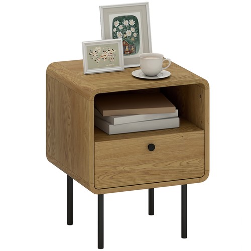 Homcom bedside table with - homcom,