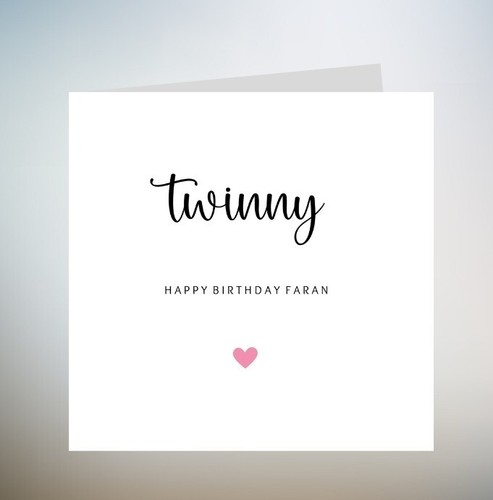 Personalised twins birthday - personalised,