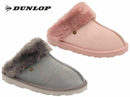 Ladies dunlop suede slippers - dunlop,