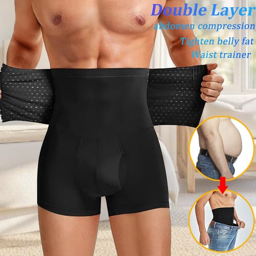 Mens belly tummy control boxer - belly,
