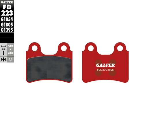Brake pads galfer - brake, fd223g1805