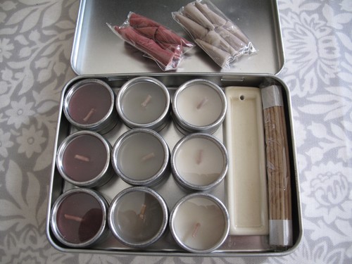 Muji scented mini candles - candles, /