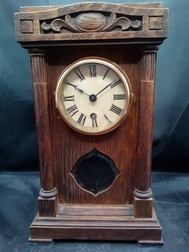Hac wooden frame mantel - mantel, clock