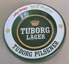 Vintage Tuborg Gold Lager Ashtray Melamine Pilsner Beer - Nibbles/Bar Man Cave