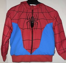 Boys Reversible hooded marvel Spider-Man jacket
