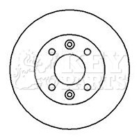 2x Brake Discs Pair Vented