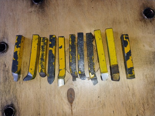 Job lot lathe cutting - of,
