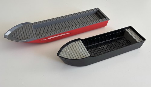 Lego red ship hull - lego, city