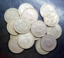 Lucky Sixpences 6d George VI