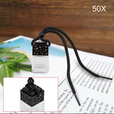 50X Car Empty Perfume Hanging Mini Bottle Air Diffuser Freshener Gadget Ornament