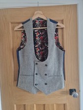 Sawyers and hendricks grey waistcoat 34R