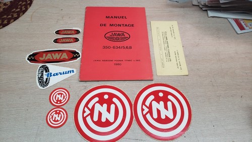 Vtg jawa motorcycle owner - vtg, owner's