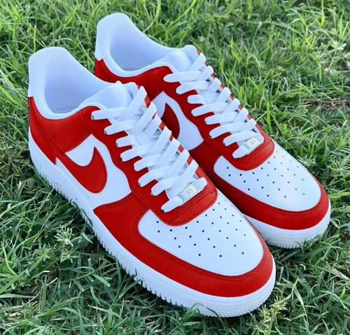 Air force custom shoes red - 1, "red