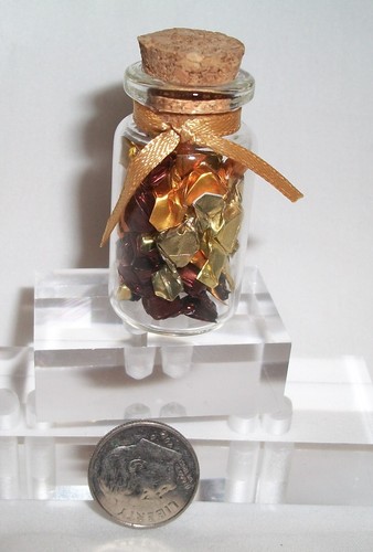 Miniature jar filled with - jar,