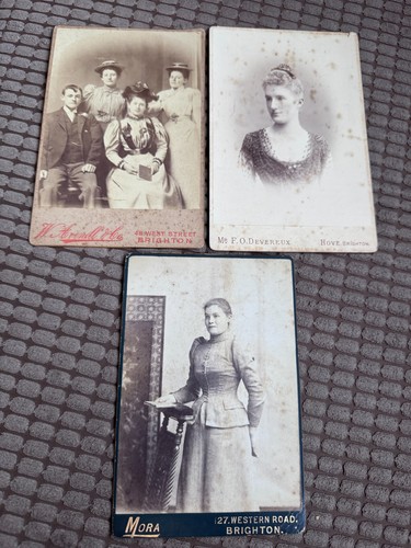 Victorian cabinet cards - cabinet,
