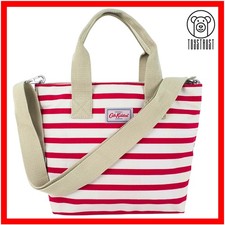 Cath Kidston Small Tote Bag Grab Breton Stripe Cross Body Handbag Oilcloth CP46