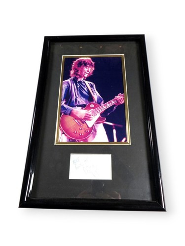 Jimmy page signed - signed, autograph