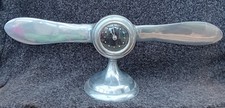 Aeroplane Propeller Handmade Aluminium Battery Powered Analogue Clock