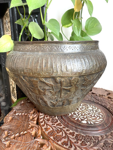 Antique brass cairoware - antique,