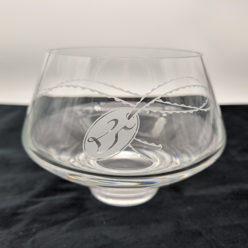 Dartington glass rose - glass,