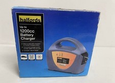 Halfords Battery Charger, upto 1200cc Compact, VGC
