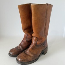 Frye leather Campus boots 70s