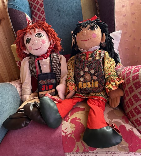 Large rosie and - and, dolls