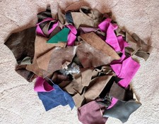 Bag Of Leather/Suede Offcuts +