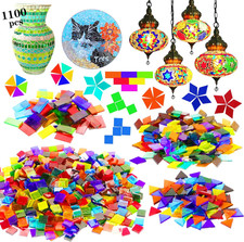 1100 Pcs Mosaic Tiles, Glass