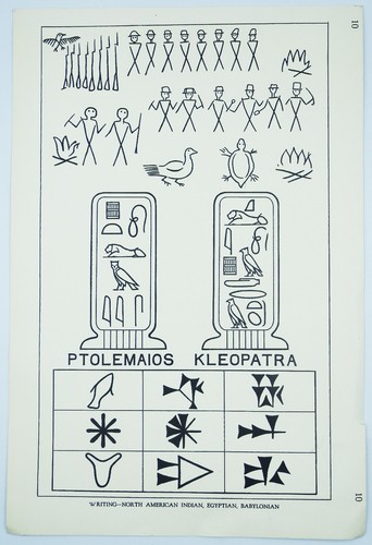 1930s school poster - -, writing