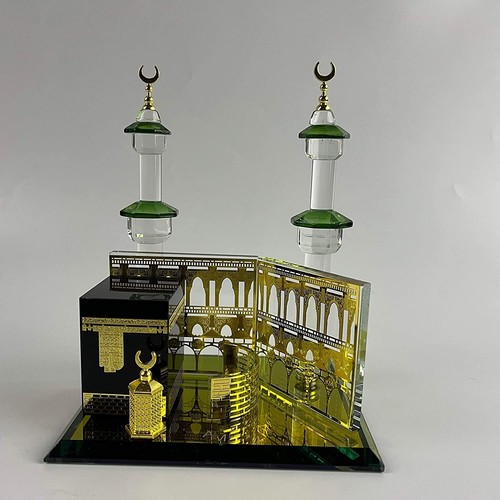 Crystal glass makkah mecca - glass,