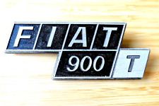FIAT 900T CAR VAN CAMPER CITIVAN BADGE. Both pins intact. RARE