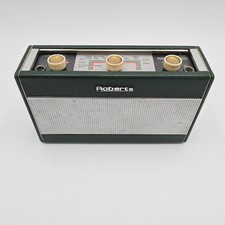 Vintage Roberts RIC.1 Solid State Radio Green – MW LW Analogue Tuning– 1960s