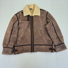 VINTAGE Aviator Jacket Large