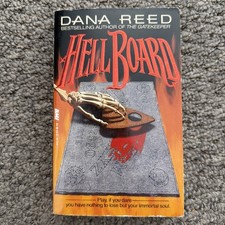Dana Reed - HELL BOARD - 1990 Vintage Horror Paperback - Ouija Board Ghosts
