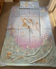 Mabel Lucie Attwell Vintage Single Duvet Cover & Pillowcase Set Fairy Peter Pan