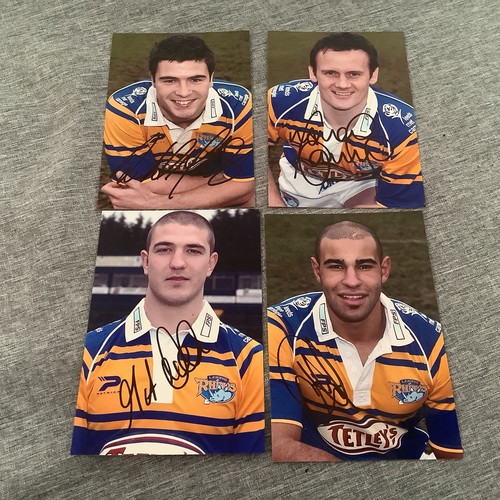 Signed leeds rhinos colour - 4,