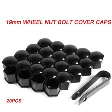 20x 19mm WHEEL NUT BOLT COVER